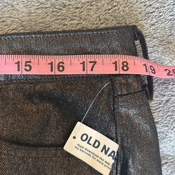 Old Navy High-Waisted Secret-Smooth Pockets O.G. Straight Jeans Silver Sz 16 NWT - Picture 5 of 8